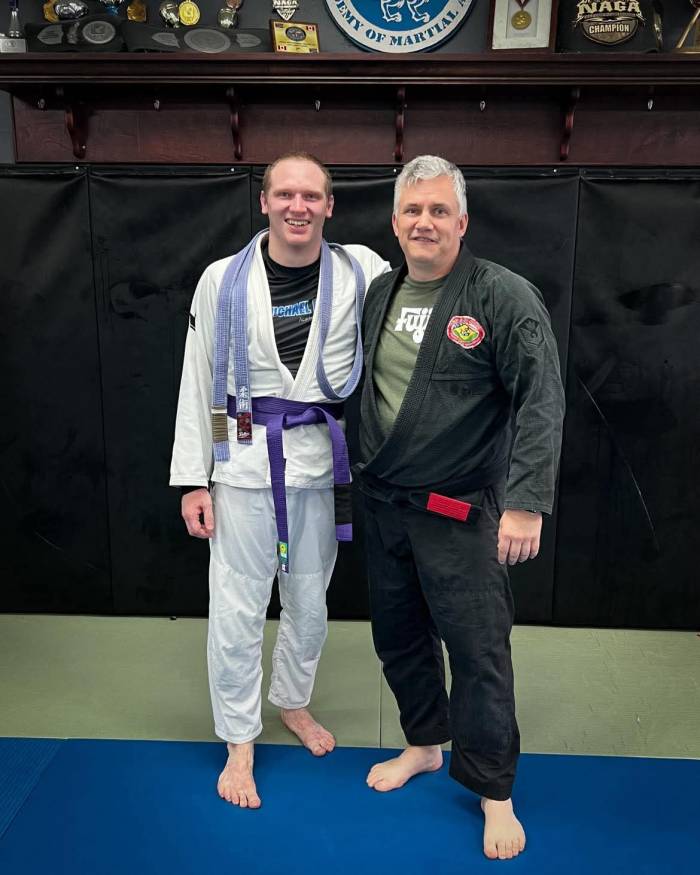 Purple belt · May 29, 2025 · Promoted by Michael Foley