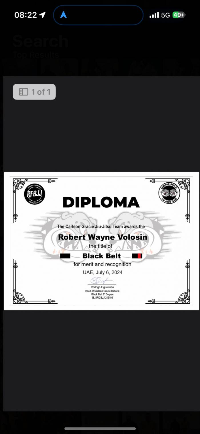 Blue belt · June 3, 2007 · Promoted by Rodrigo Figueiredo