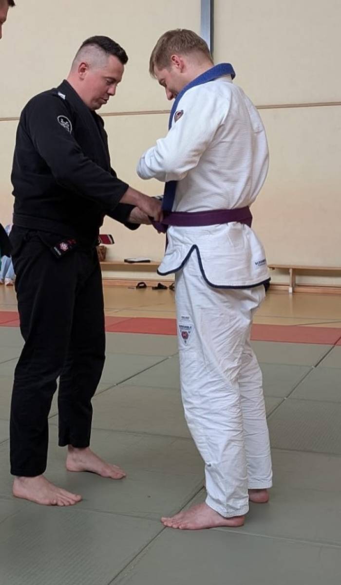 Purple belt · May 3, 2025 · Promoted by Marcel Miedecke