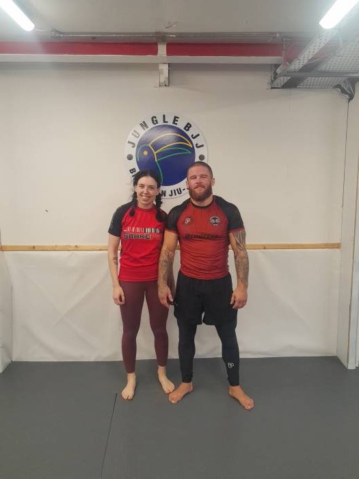 Did a 3 day wrestling camp with Owen Livesey and took the most awkward photo in existence