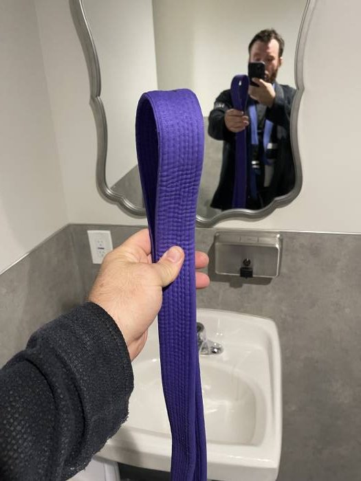 Purple belt · May 8, 2022 · Promoted by Cynthia Hales
