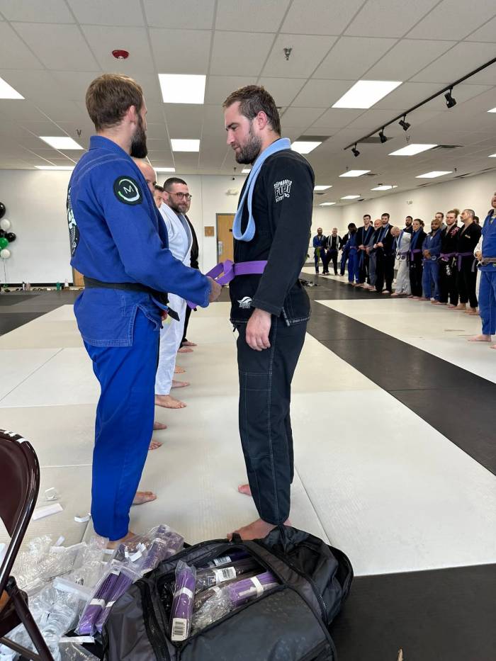 Purple belt · June 7, 2025 · Promoted by Trey Ogden