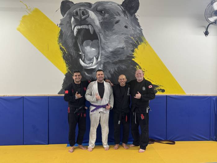 Training with Professor Cicero Costha, Professor Cicero Shiavani, and Professor Dave Knowles. June 8, 2025 - Grand River BJJ, Cambridge, Ontario, Canada
