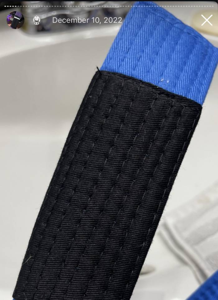 Blue belt · December 10, 2022 · Promoted by Adio Edwards