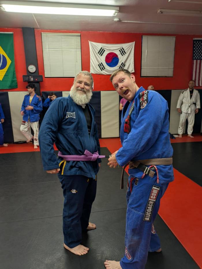 Purple belt · December 15, 2022 · Promoted by Bohdan (Bo) Walaszek (up to p2). Travis Kalbaugh (p3)
