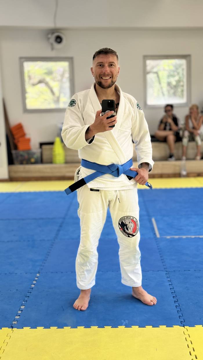 Blue belt · June 14, 2025 · Promoted by Giuseppe Rodelli