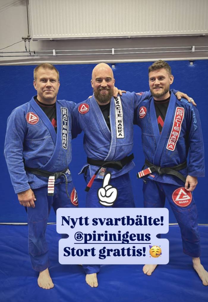 Black belt · June 14, 2025 · Promoted by Niclas Gustafsson