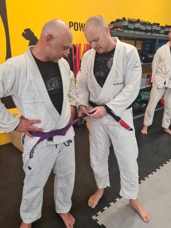 Purple belt · November 30, 2024 · Promoted by Sven Eichmann