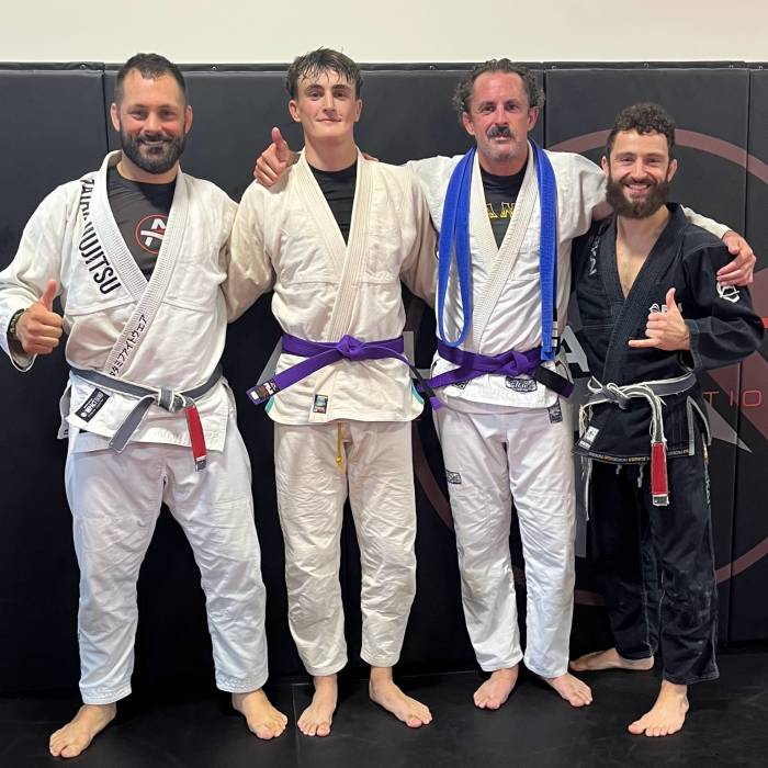 Sadly my hairline did not survive my time at blue belt