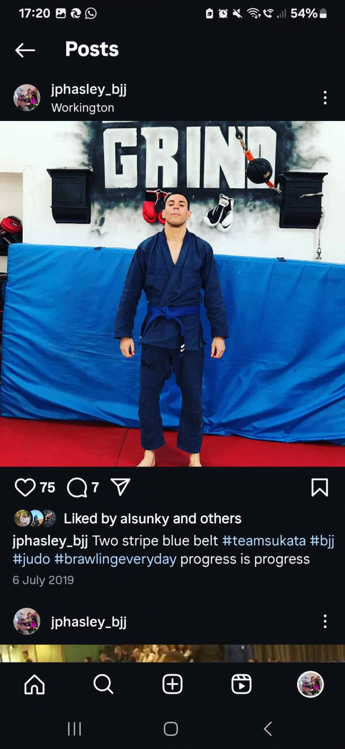 Blue belt · January 21, 2019 · Promoted by Gary Savage