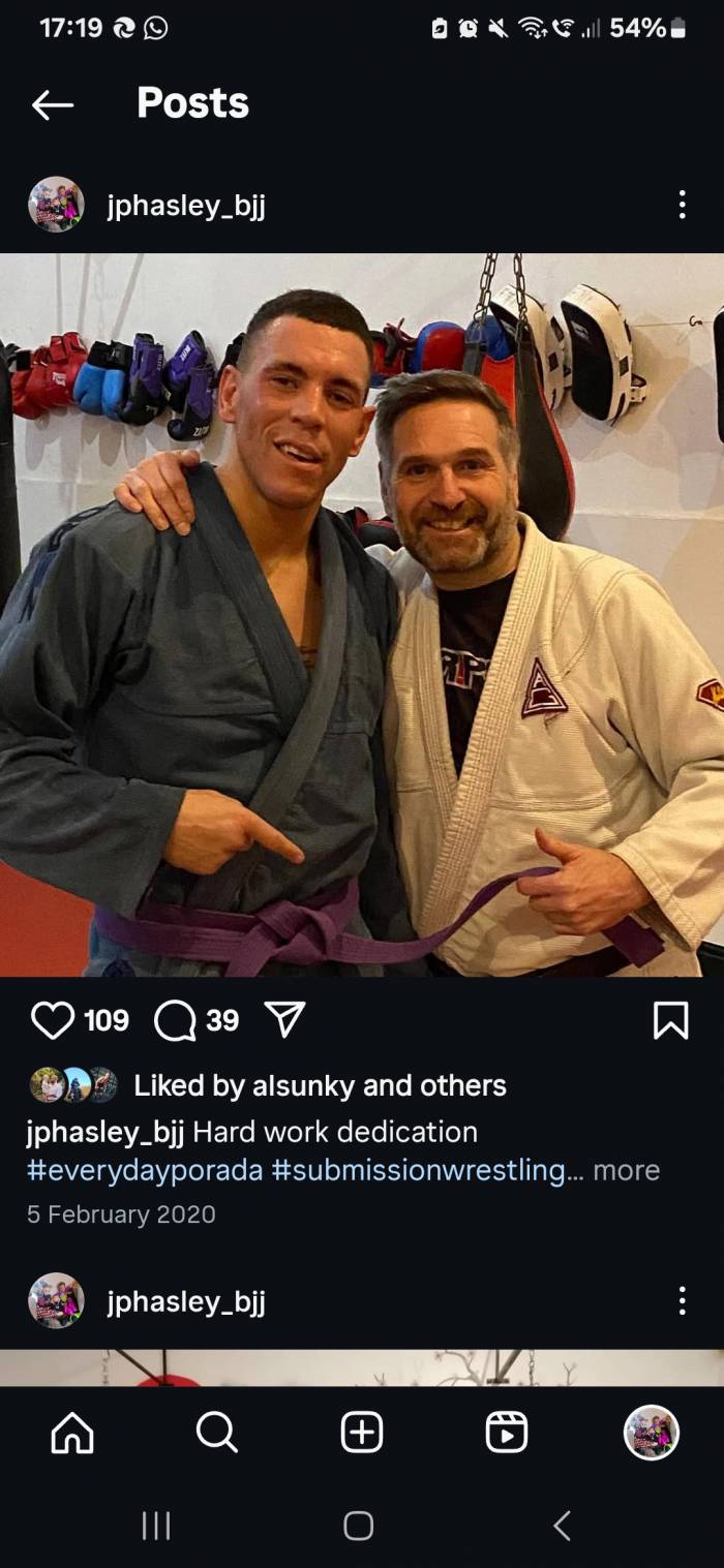 Purple belt · February 5, 2020 · Promoted by Ricardo Luiz