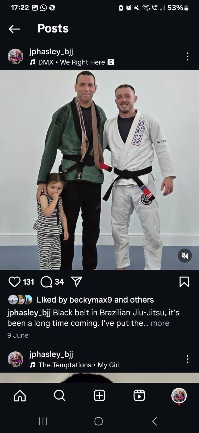 Black belt · June 8, 2025 · Promoted by Samuel Kaye