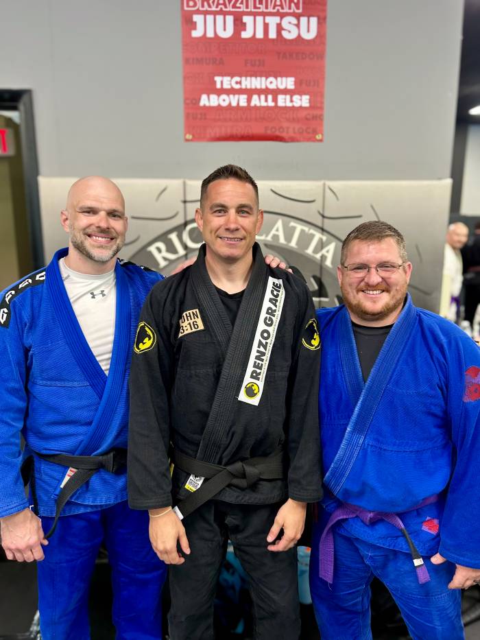 Got to see my long time friend Jason get his black belt.