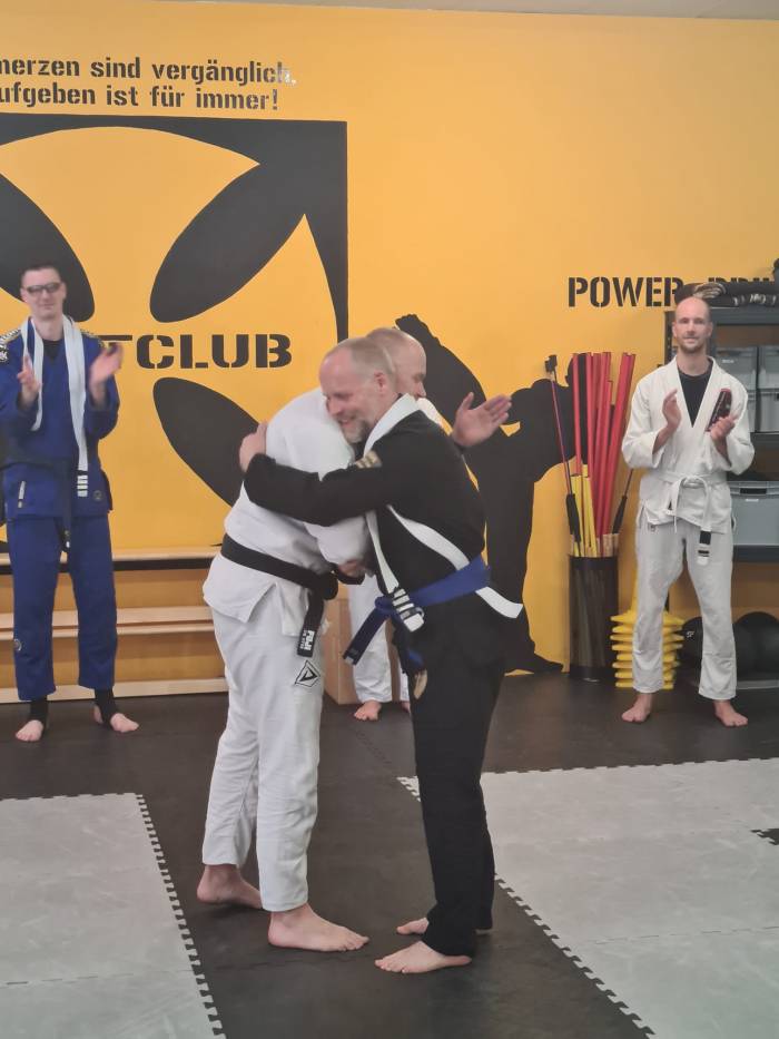 Blue belt · June 17, 2025 · Promoted by Sven Eichmann