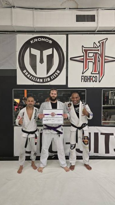 Purple belt · June 16, 2025 · Promoted by Fabricio Nascimento de Moraes