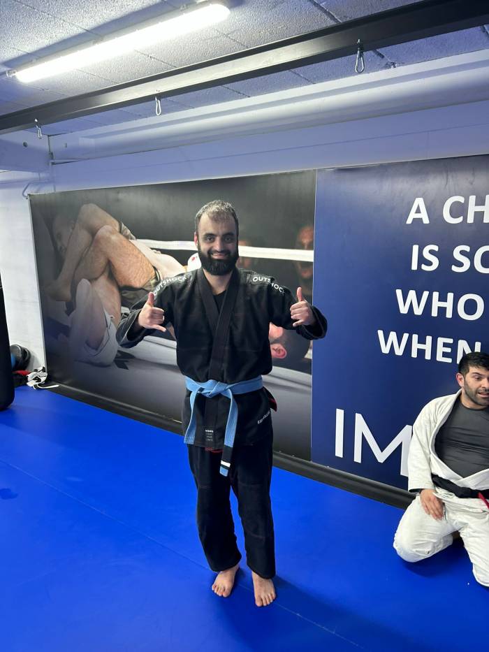 Blue belt · October 3, 2020 · Promoted by Abbas Sharifi