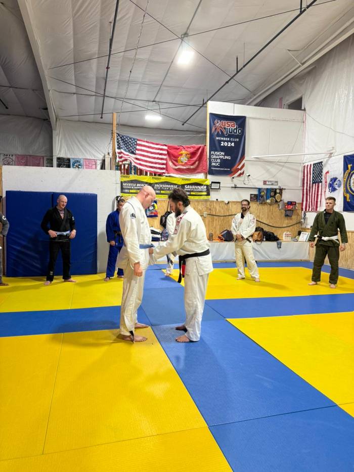 Blue belt · June 23, 2025 · Promoted by PJ Rivera