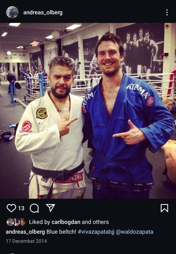 Blue belt · December 14, 2014 · Promoted by Waldo Zapata