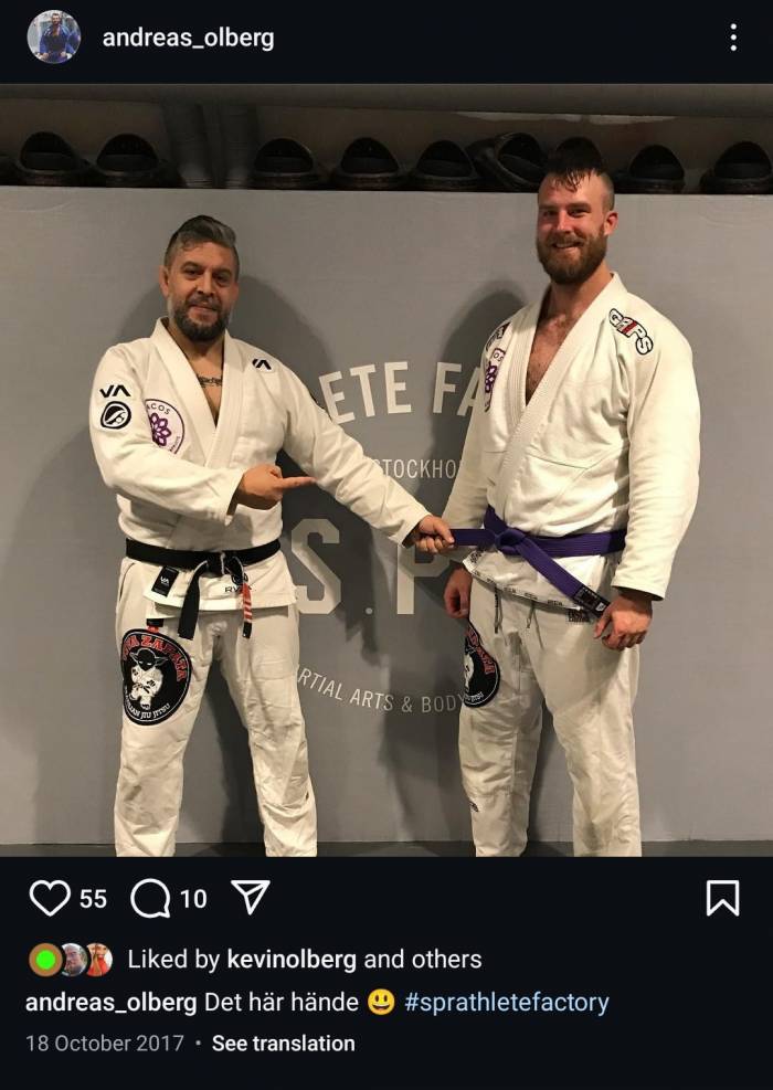 Purple belt · October 18, 2017 · Promoted by Waldo Zapata