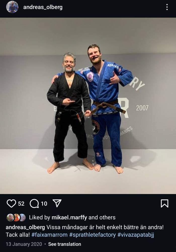 Brown belt · January 13, 2020 · Promoted by Waldo Zapata