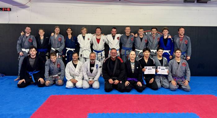 Purple belt · June 26, 2025 · Promoted by Mike Kieber