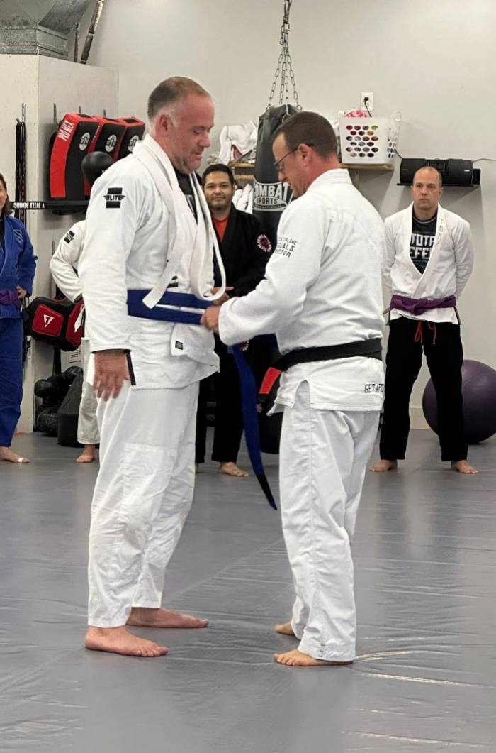 Blue belt · June 24, 2025 · Promoted by Brian Rose