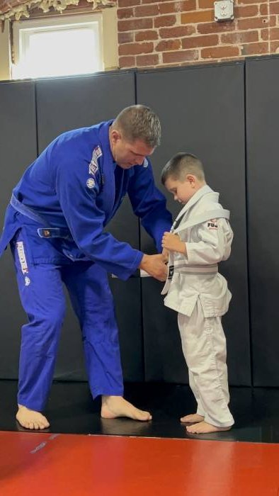 Coach gave me the honors to promote my little guy.