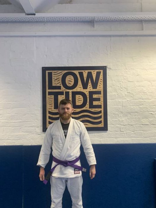 Purple belt · February 4, 2023 · Promoted by Simon Tutton