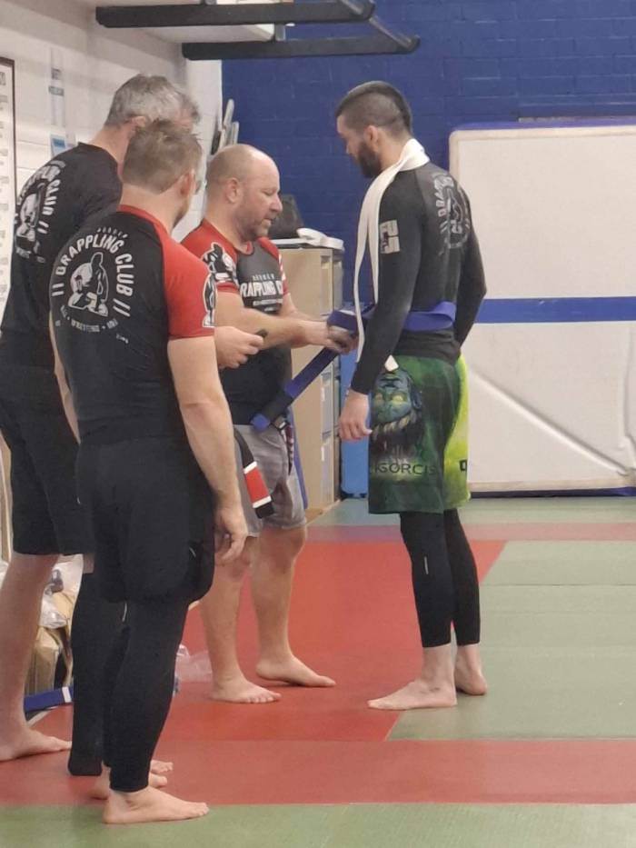 Blue belt · May 4, 2025 · Promoted by Luke Gooding