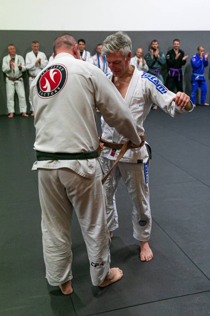 Brown belt · June 26, 2023 · Promoted by Hans Stringer