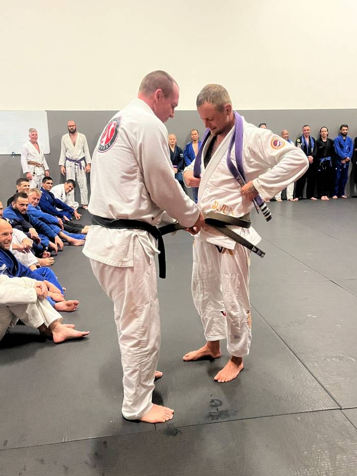 Brown belt · July 2, 2025 · Promoted by Hans Stringer