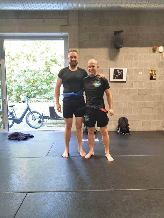 Blue belt · July 10, 2025 · Promoted by Kenneth Dehouwer