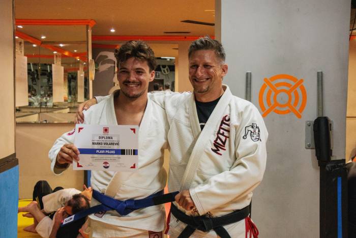 Blue belt · July 9, 2025 · Promoted by Ivo Vatavuk