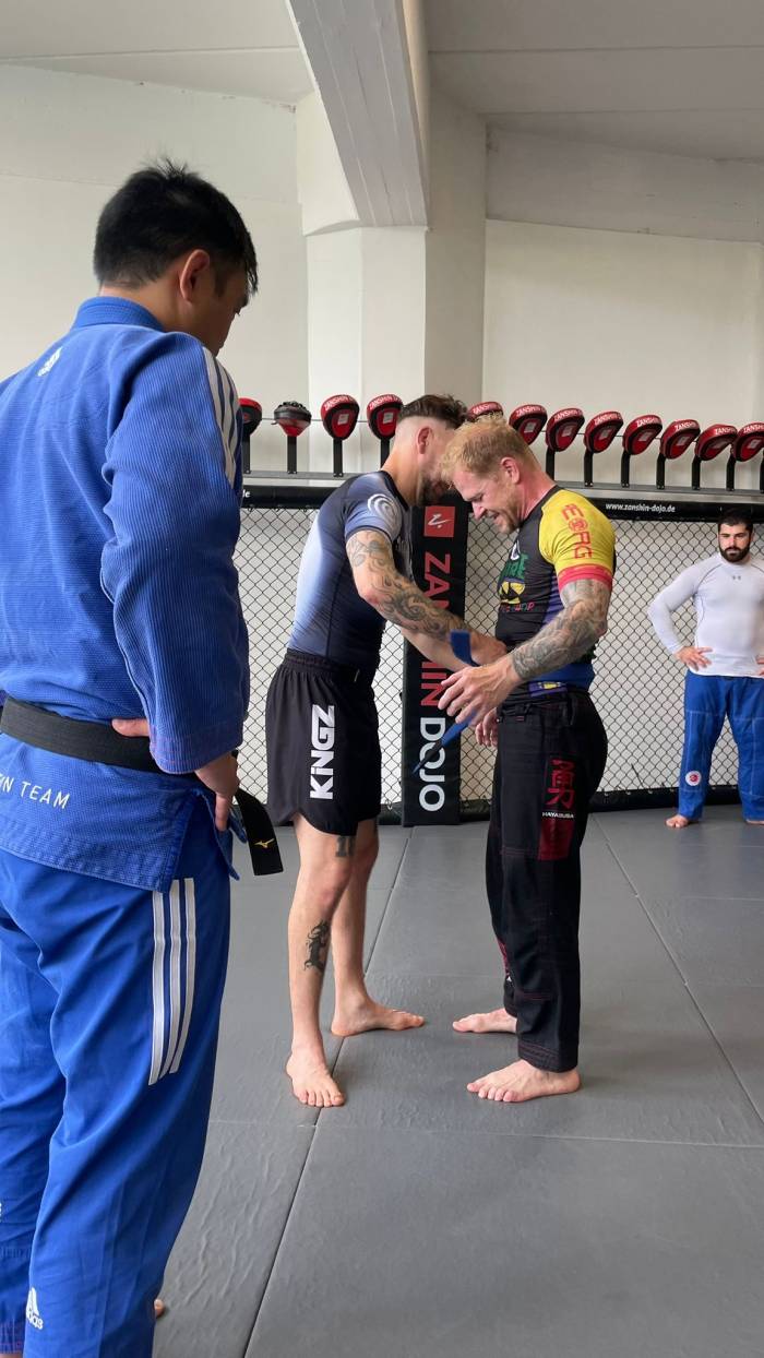 Blue belt · July 12, 2025 · Promoted by Benjamin John