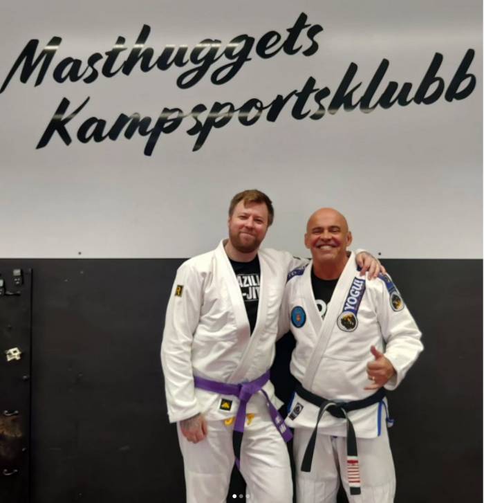 Purple belt promotion 28 april 2024 with Prof Marcelo Yogui