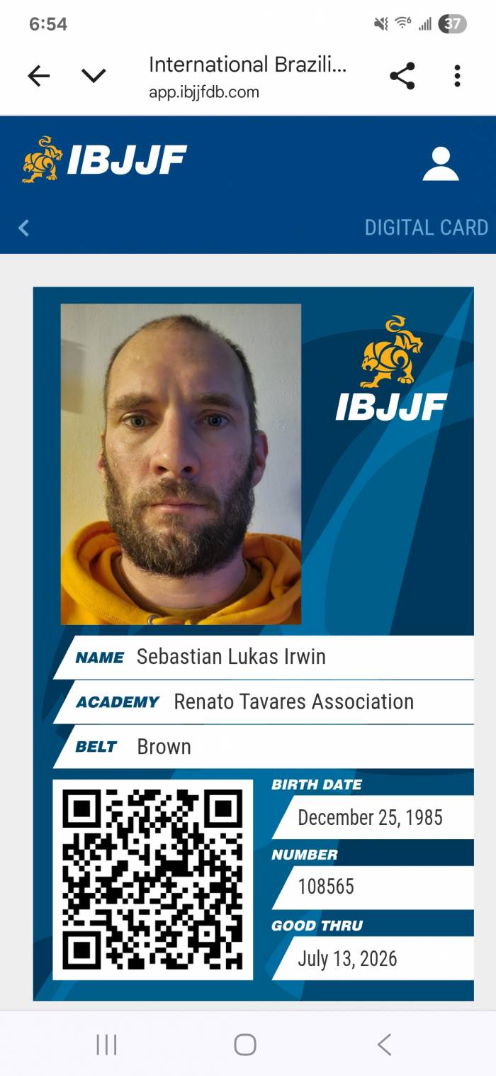 Brown belt · June 28, 2025 · Promoted by Kentrick Coleman