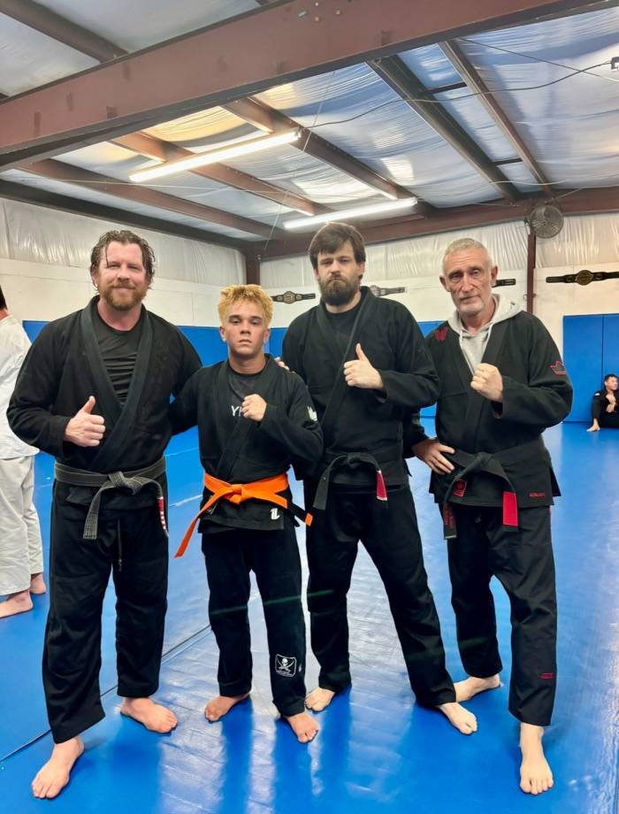 Orange belt · July 15, 2025 · Promoted by Professor Joshua Bowlin