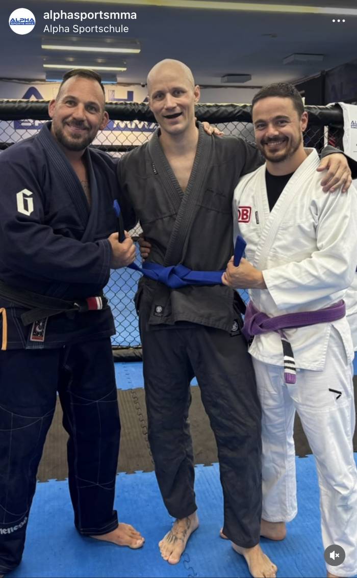 Blue belt · July 17, 2025 · Promoted by Martin Vath