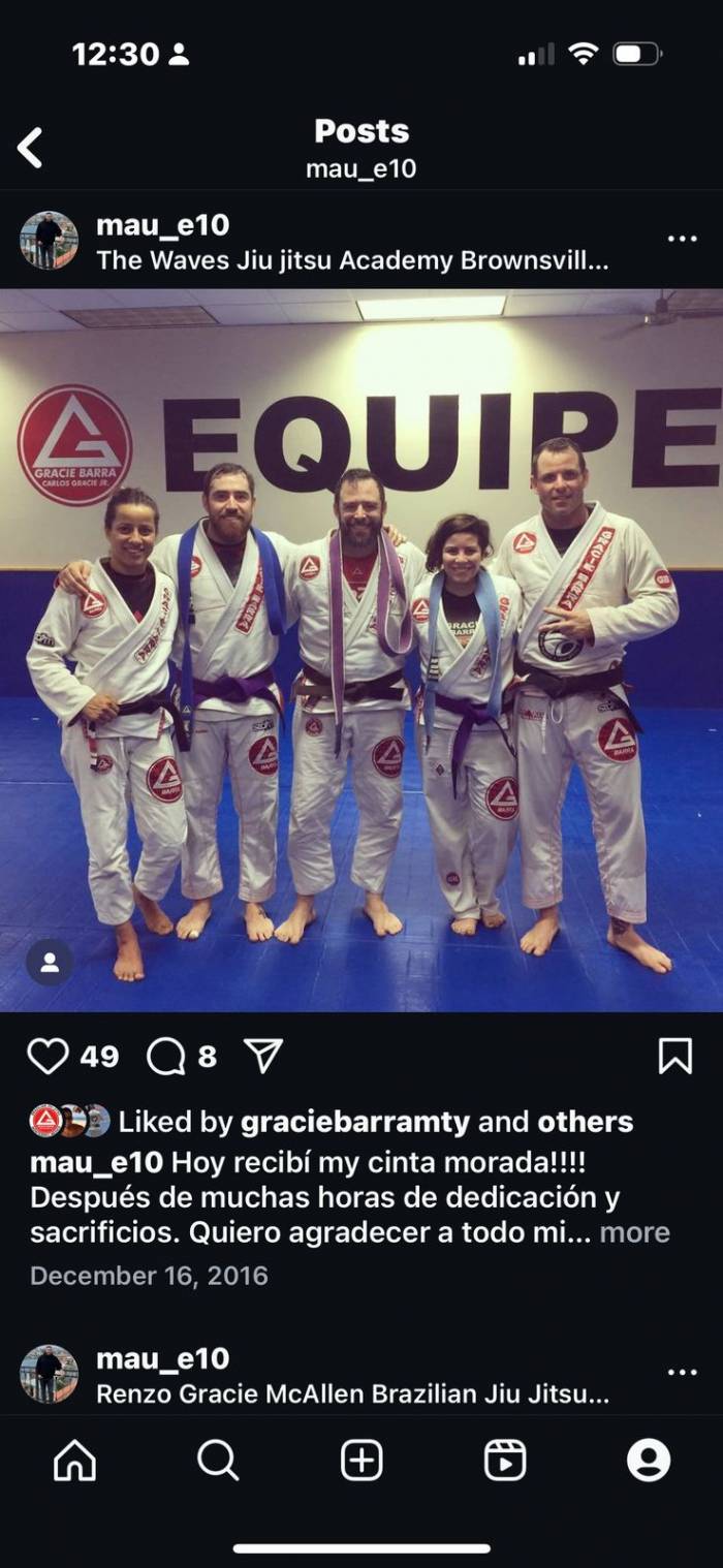 Purple belt · December 16, 2016 · Promoted by Tyler Bosard