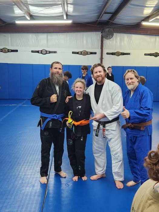Orange belt · July 21, 2025 · Promoted by Joshua Bowlin