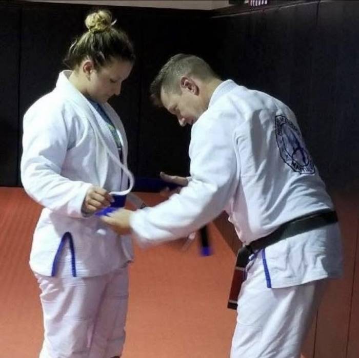 Blue belt · August 30, 2017 · Promoted by Chris Mize