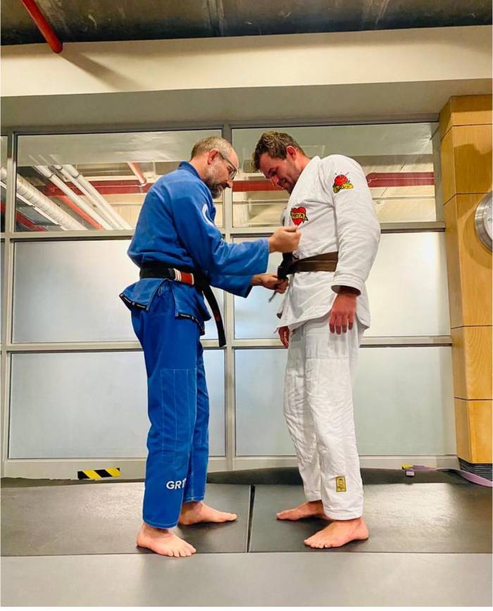 Brown belt · July 1, 2022 · Promoted by Chris Bright