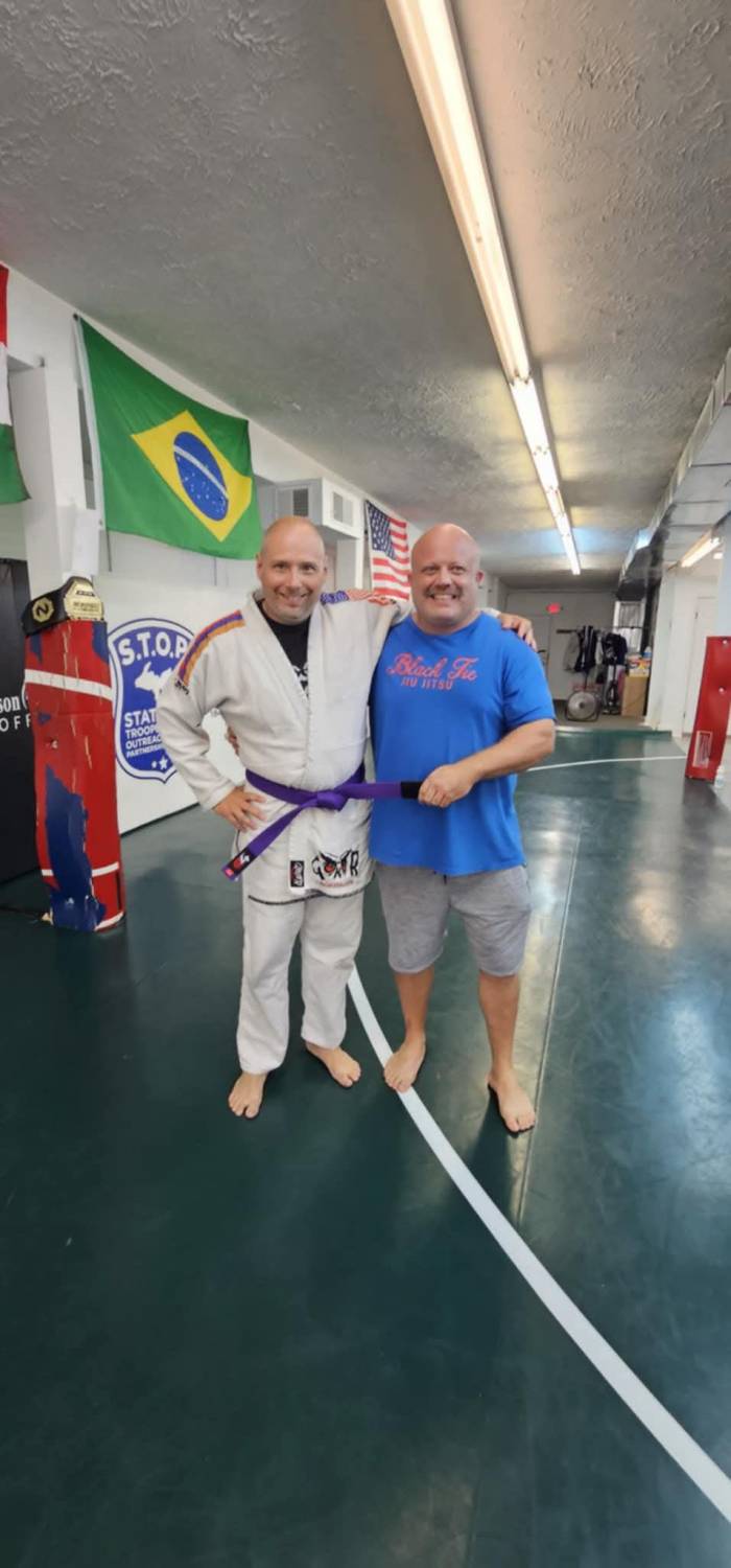 Purple belt · July 30, 2025 · Promoted by Ryan Mech