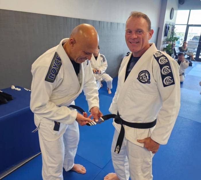 Black belt 2nd degree · April 16, 2024 · Promoted by Royce Gracie