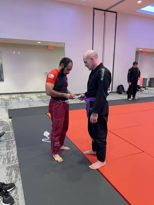 Purple belt · October 14, 2023 · Promoted by Carlos Machado