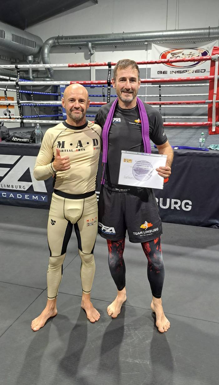Purple belt · August 3, 2025 · Promoted by Grahame Gemmer
