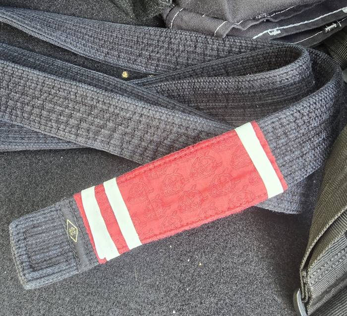 Black belt 1st degree · August 6, 2025 · Promoted by Geoff Balme
