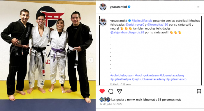 Brown belt · July 17, 2022 · Promoted by Rodrigo Kim