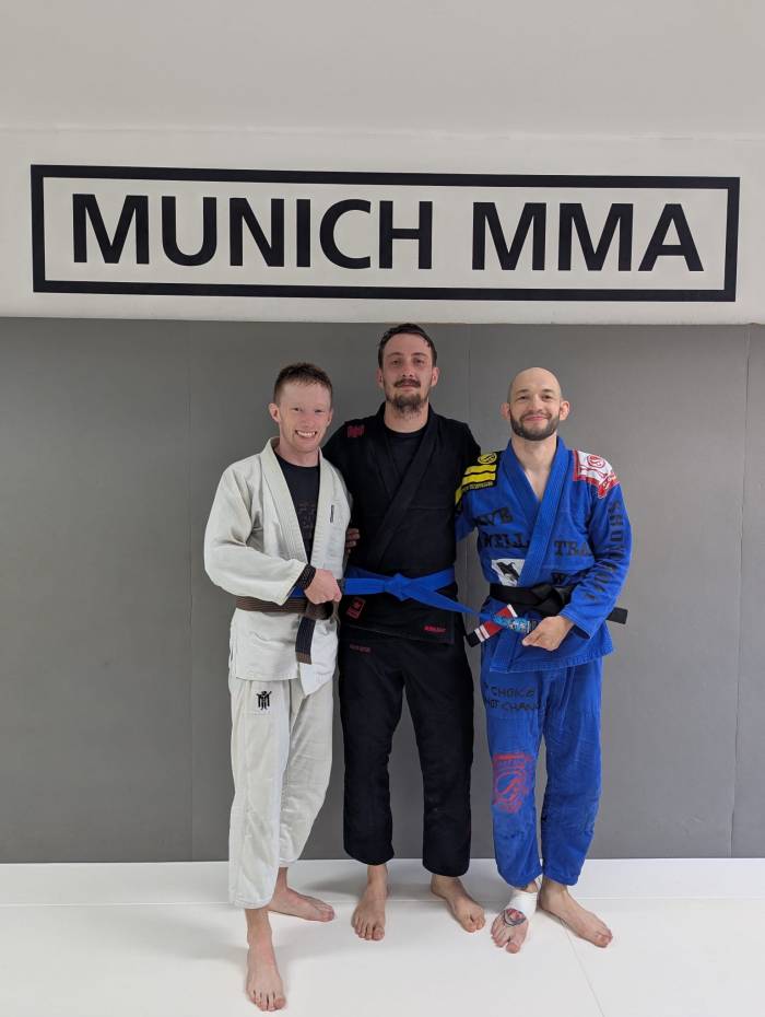 Blue belt · August 8, 2025 · Promoted by Ferdinand Heider