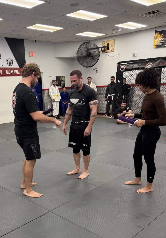 Purple belt · July 30, 2025 · Promoted by Brian Nielson